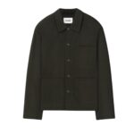 NANUSHKA SAON STRUCTURED TWILL JACKET ANTHRACITE