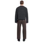 NANUSHKA VICO QUILTED TECH POPLIN JACKET BLACK