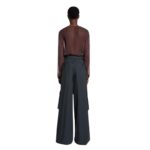 DRIES VAN NOTEN WIDE BELTED PANTS
