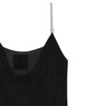 GIVENCHY TOP IN LACE WITH CHAIN DETAIL