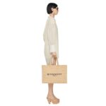 GIVENCHY OVERSIZED SHIRT IN SILK AND LINEN WITH DRAPED BACK