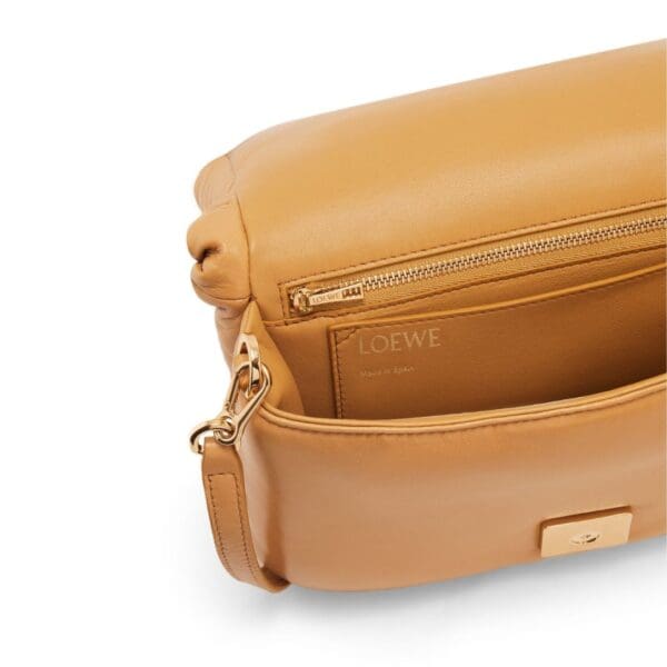 LOEWE GOYA PUFFER BAG IN SHINY LAMBSKIN