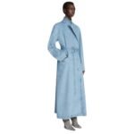 DRIES VAN NOTEN DENIM TRENCH COAT LIGHT BLUE