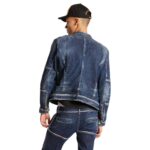 DSQUARED2 HERITAGE DENIM BIKER JACKET