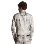 DSQUARED2 ICON WHITE COAL WASH DAN JEANS JACKET