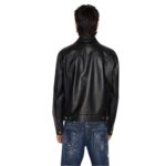 DSQUARED2 LEATHER DAN JEAN JACKET