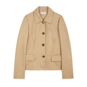 DRIES VAN NOTEN TIGHT FIT JACKET BEIGE
