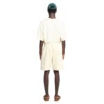 NANUSHKA DOXXY ORGANICALLY GROWN COTTON SHORTS CREME