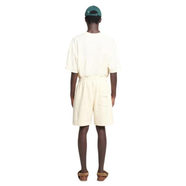 NANUSHKA DOXXY ORGANICALLY GROWN COTTON SHORTS CREME