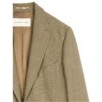 DRIES VAN NOTEN CHECKED BLAZER DESSIN B