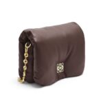 LOEWE GOYA PUFFER BAG IN SHINY LAMBSKIN