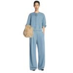 DRIES VAN NOTEN DENIM SHIRT ICE BLUE