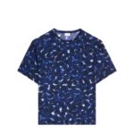 DRIES VAN NOTEN SHEER OVERSIZED TEE BLUE