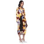 DRIES VAN NOTEN SILK COCOON SHIRT RUSK