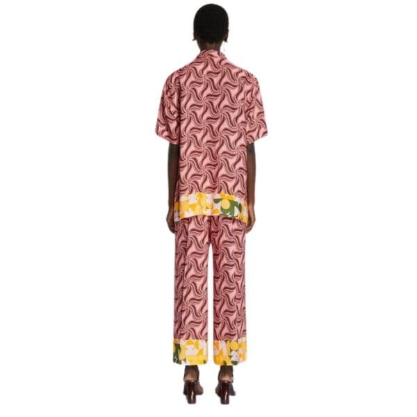 DRIES VAN NOTEN SHORT SLEEVE SHIRT PINK