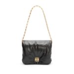 LOEWE GOYA PUFFER BAG IN SHINY LAMBSKIN