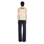 DRIES VAN NOTEN RIBBON TANK TOP CREAM