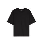 DRIES VAN NOTEN LOOSE COTTON TEE BLACK