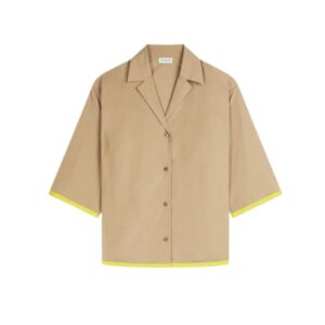 DRIES VAN NOTEN SHORT SLEEVE SHIRT BEIGE