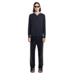 NANUSHKA ARIC OKOBOR ALT-LEATHER PANTS BLACK