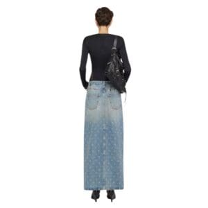 GIVENCHY DRAPED TOP IN JERSEY AND 4G LACE