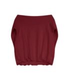 DRIES VAN NOTEN COCOON SWEATSHIRT BURGUNDY