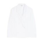 DRIES VAN NOTEN COTTON BLAZER SHIRT WHITE