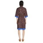 DRIES VAN NOTEN PRINTED SHIRT DRESS DESSIN A