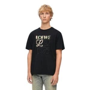 LOEWE RELAXED FIT T SHIRT IN COTTON