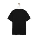 LOEWE PIXELATED ANAGRAM RELAXED FIT T SHIRT IN COTTON
