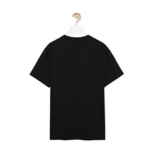 LOEWE PIXELATED ANAGRAM RELAXED FIT T SHIRT IN COTTON