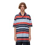LOEWE OVERSIZED FIT POLO IN COTTON AND LINEN