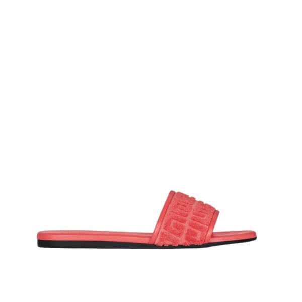 GIVENCHY 4G flat mules in 4G cotton towelling