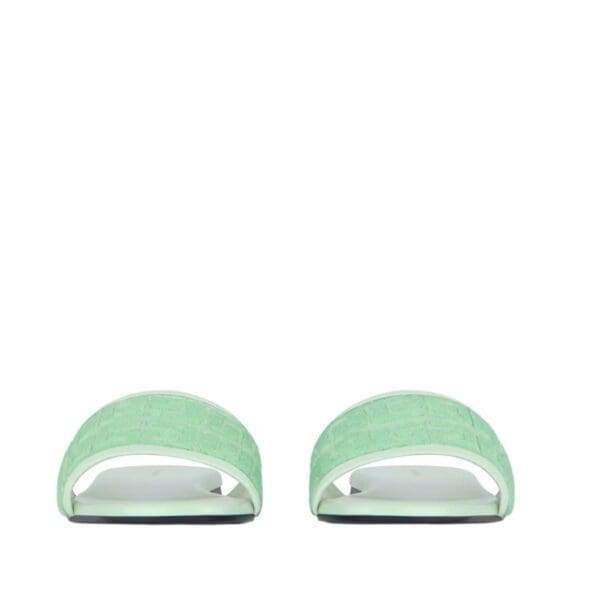 GIVENCHY 4G flat mules in 4G cotton towelling 1