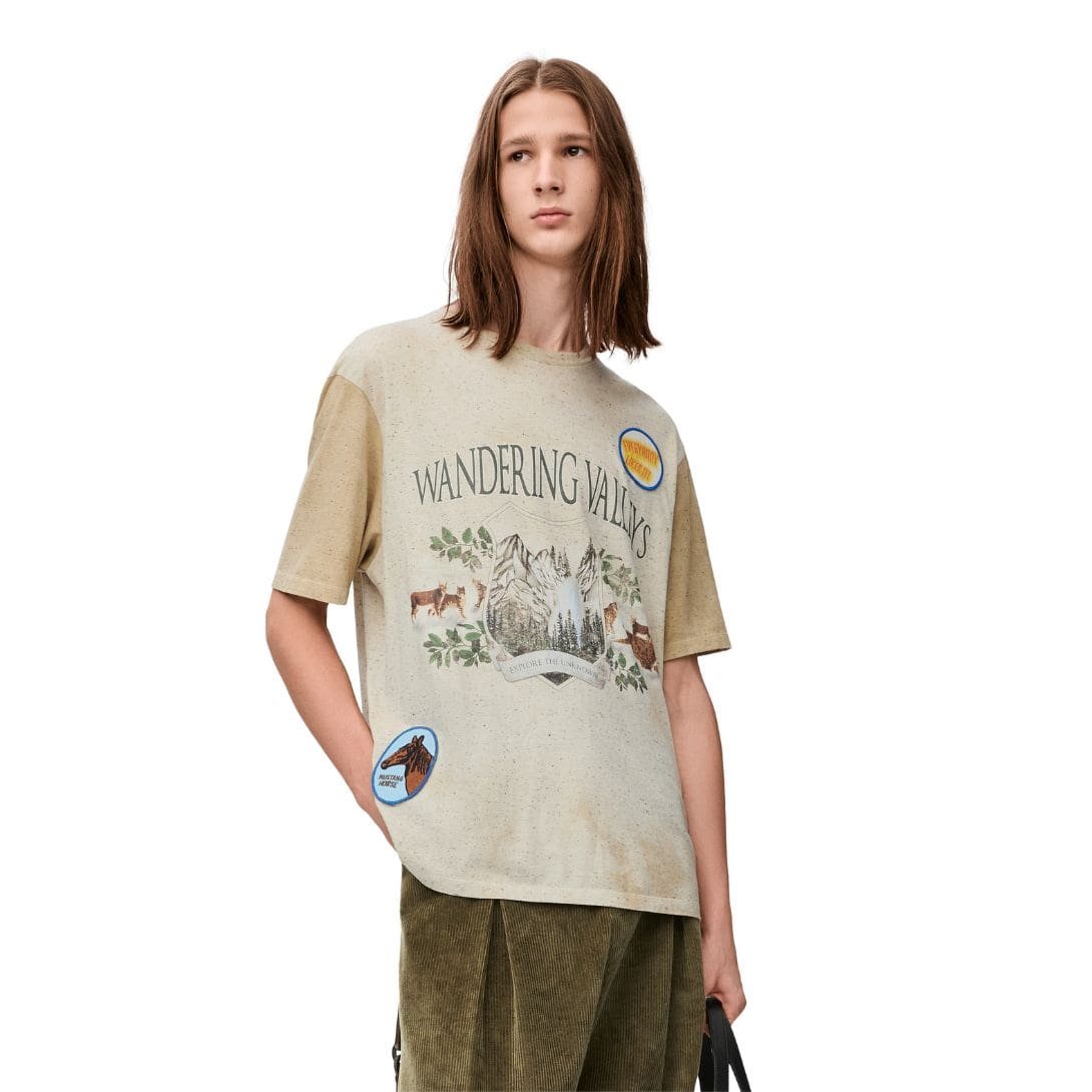 LOEWE LOOSE FIT T SHIRT IN COTTON