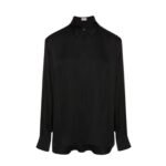 MAGDA BUTRYM CLASSIC SILK SHIRTS IN BLACK
