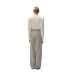 MAGDA BUTRYM CLASSIC SILK SHIRT IN CREAM