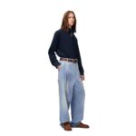 LOEWE HIGH NECK POLO IN COTTON