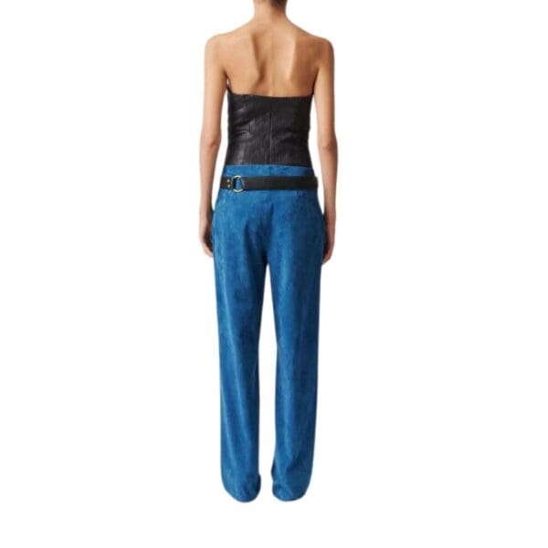 STOULS MASSIMO STRAIGHT LEATHER PANTS