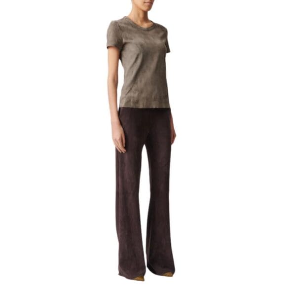 STOULS OSWALD WIDE FLARED LEATHER PANTS
