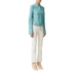 vSTOULS DEAN 22 PANTS FLARED LEATHER JEANS