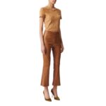 STOULS AIDEN LEATHER TRUMPET PANTS