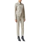 STOULS VALENTINE LEATHER CHINO PANTS