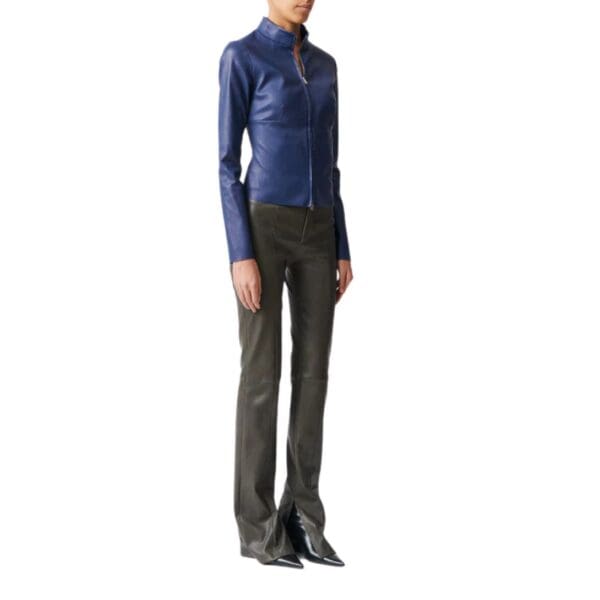 STOULS KAM PANTS LEATHER TAPERED PANTS