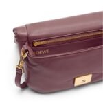 LOEWE GOYA PUFFER MINI BAG IN SHINY LAMBSKIN