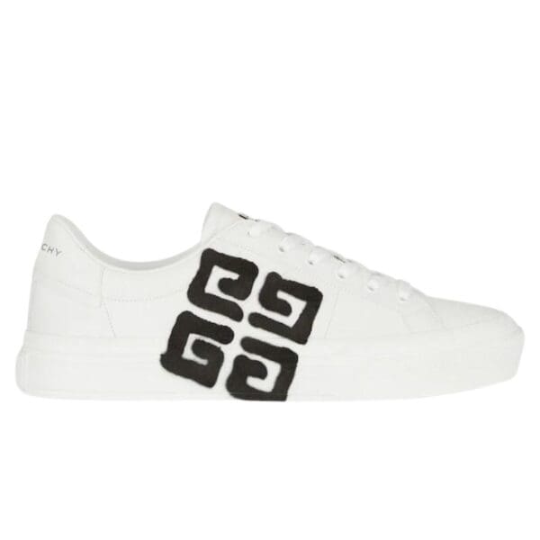 GIVENCHY CITY SPORT SNEAKERS IN LEATHER WITH TAG EFFECT 4G PRINT