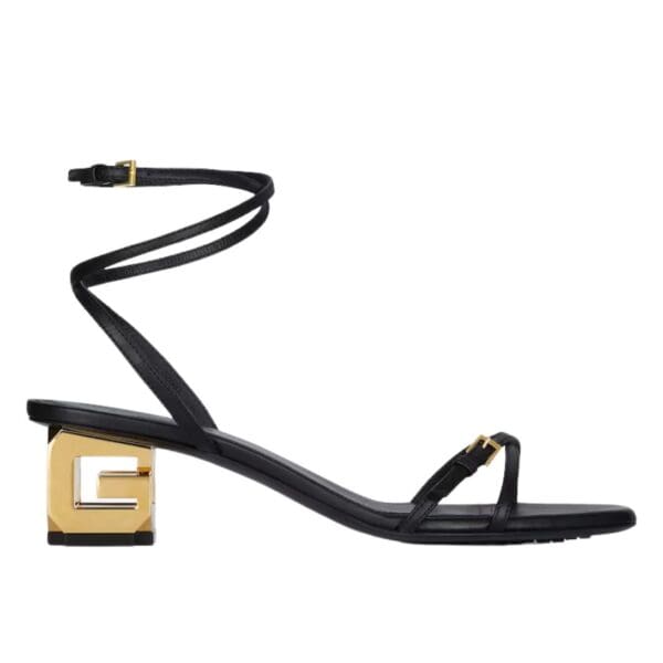 GIVENCHY G CUBE SANDALS IN LEATHER