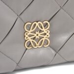 LOEWE GOYA PUFFER MINI BAG IN SHINY LAMBSKIN
