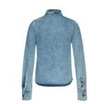 MAGDA BUTRYM FITTED DENIM SHIRTS IN FADED BLUE