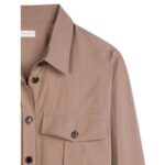 DRIES VAN NOTEN UTILITY SHIRT DRESS SMOKE